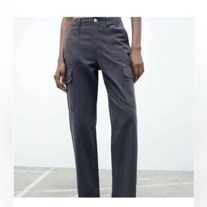 Zara Cotton Cargo Pants